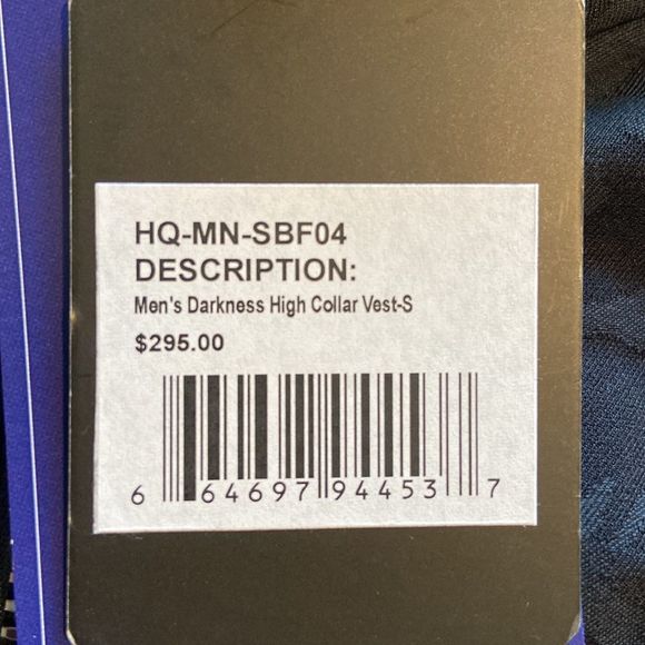 NWT PXG MENS DARKNESS HIGH COLLAR GOLF PUFFER VEST SIZE SMALL MADE IN ITALY - Picture 7 of 7